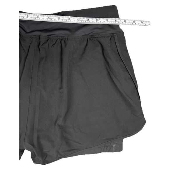 BIKEWA Men’s XXL Black 2-in-1 Padded Cycling Shorts with Zipper Pockets & Liner - Picture 6 of 9